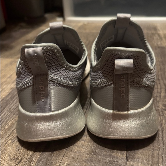 Adidas Adult Gray Slip-On Sneakers - Picture 2 of 4